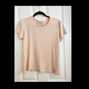 Abercrombie light pink shirt